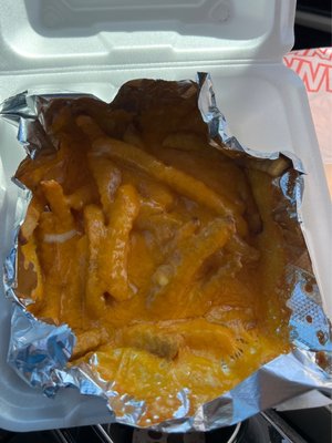 Small fries with cheddar