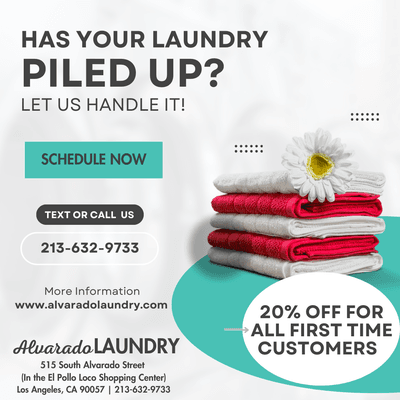 Feeling the weight of that ever-growing laundry pile you've been avoiding? Schedule your Pickup today!