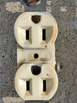 An expired outlet that cause hundreds  dollars   in damage.