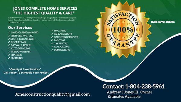 Jones Complete Home Services