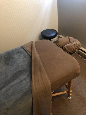 Massage treatment room!