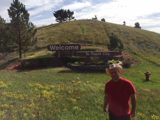 Rapid city sign