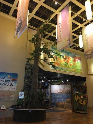 Beautiful and informative exhibit inside the visitor center - kids will love!