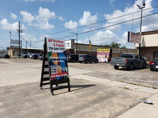 The street view 6003 N. Shepherd Dr. Suite 6 (Drive thru the gate to the last door on the left!)