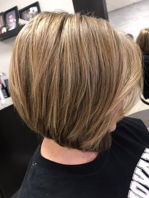 Root touch-up with highlights