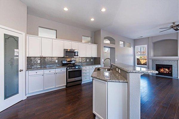 Kitchen Flip Remodel - New Floors - New Counters - New Appliance - Cabinet Refinish - Backsplash - Paint - Lights