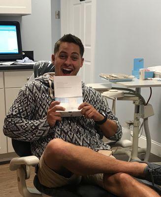 Happy Invisalign patient.