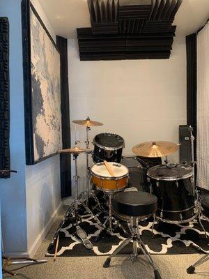 Iso Room 1 - Great for tracking, lessons or practice.