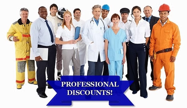 Professional Discounts up to 20% [NJ Insurance]