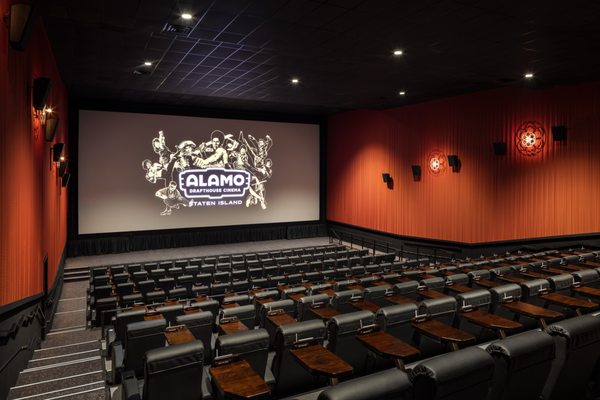 Alamo Drafthouse Staten Island theater auditorium