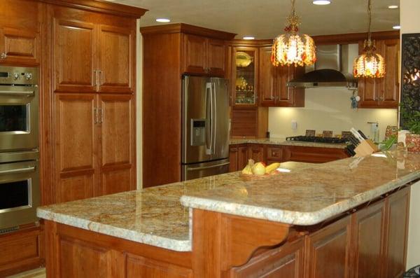 Gorgeous granite countertops installed by Leandro!