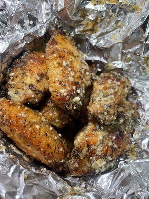 Garlic Lemon Pepper Parm Wings