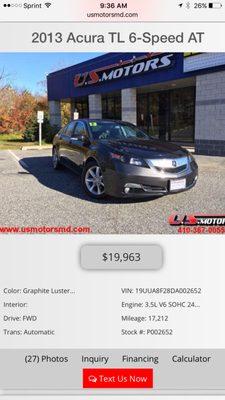 2013 Acura TL