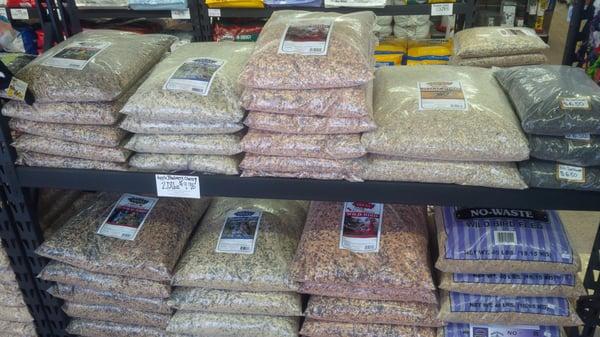 Huge Bird Seed Selection