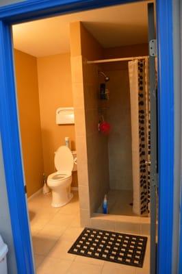 Two bathrooms with full showers.