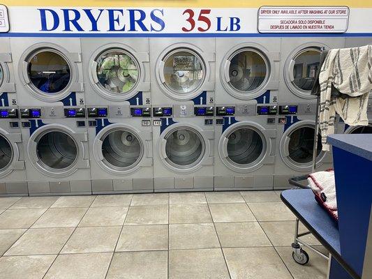 New 35lb dryers