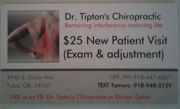 Dr Tipton's Chiropractic