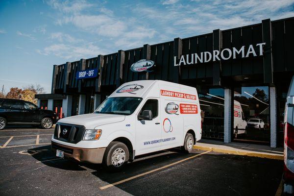 We offer a Pickup & Delivery Laundry service right to your front door