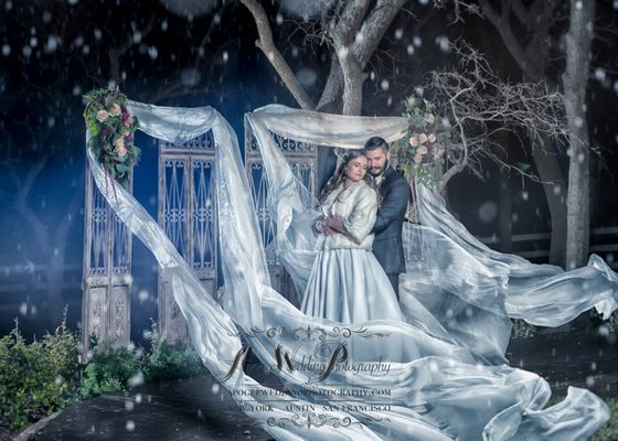 Fairy tale winter wedding.