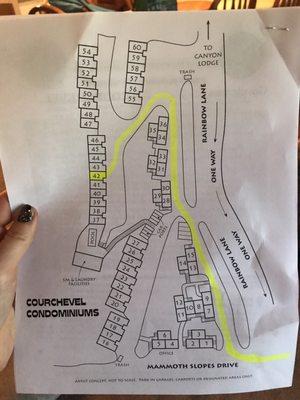 Map of condos