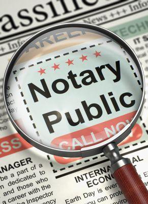 Looking for A Notary?