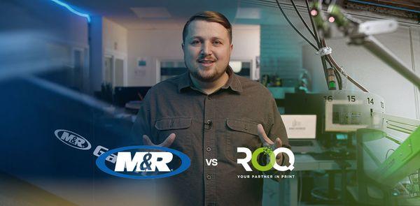 Our machine review series on YouTube, done by the owner himself! Check out the M&R vs. ROQ series by Anchored Prints