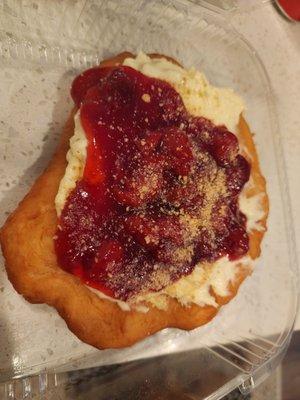 Cherry Cheesecake Frybread