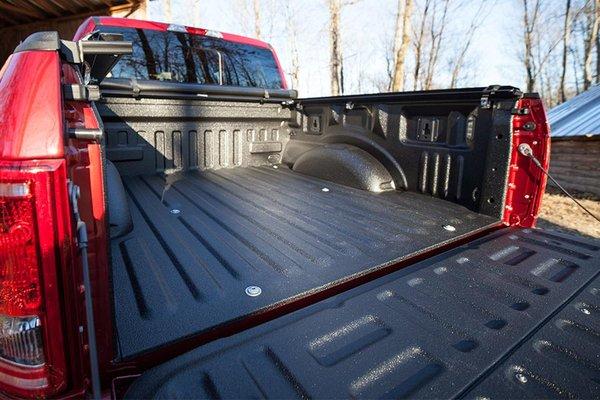 Check out this durable sprayed-on LINE-X bedliner!