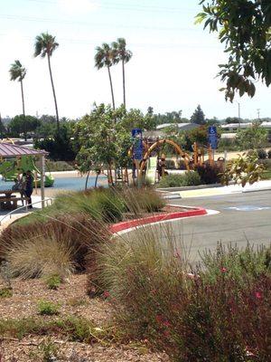 Playground on the west end.