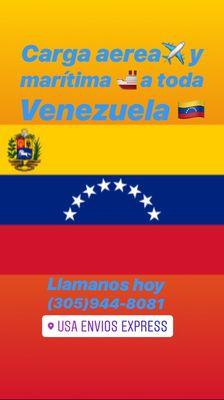 New and improved services to Venezuela