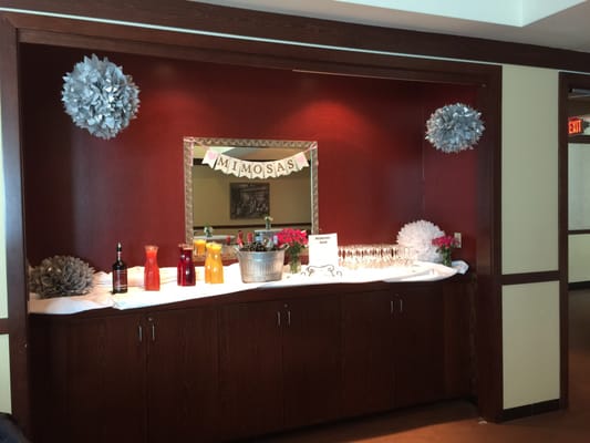 Our mimosa bar!