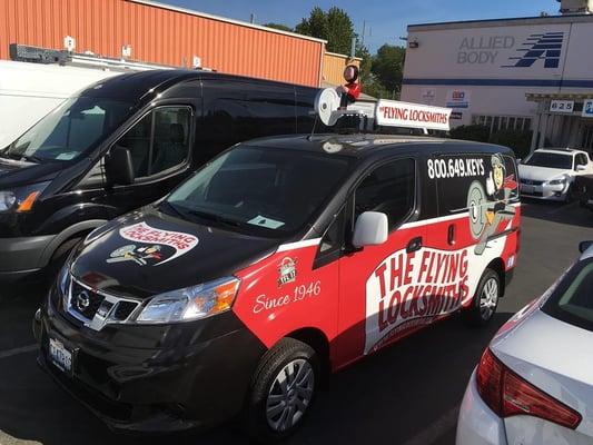 The Flying Locksmiths Van