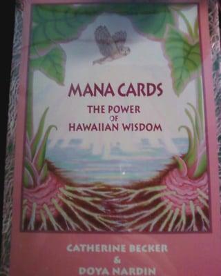 Mana cards, oracle cards made on the big island