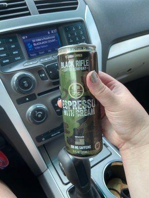 Delicious veteran owned coffee!  Perfect for a hot day.