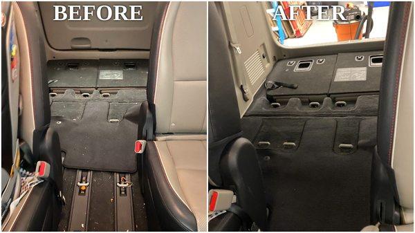 A before and after of a Kia Sedona!