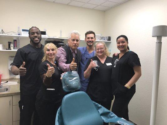 The staff & Dr Tyler Branscombe at Greenberg Dental &  Orthodontics in Bradenton Florida.