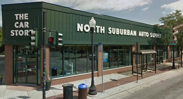 North Suburban Automotive Supply, aka "The Car Store" at Howard and Damen in Evanston, IL.