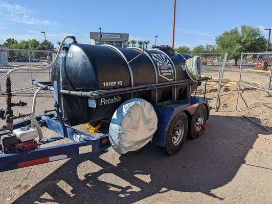 1,000 Gallon Potable Water Buffalo For Rent