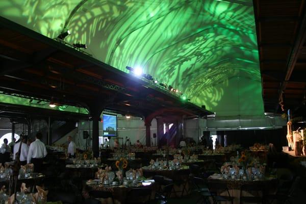 Overhead lighting design in Science Museum of Virginia Thalheimer Pavilion.