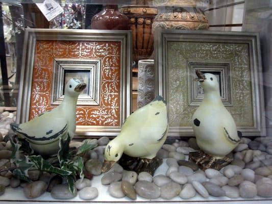 random- but thought it was fun to mix little doves with vintage frames.