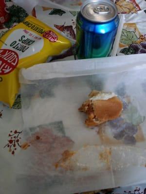 Almost gone lol, one hot dog, drink and chips for only 2.99