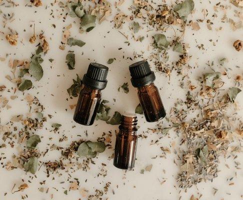 Add aromatherapy to your massage with a fragrant essential oil blend to enhance the experience and provide unique additional benefits