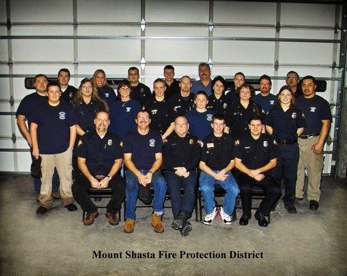 Mt. Shasta Fire Group Portrait.