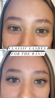 Classic lashes