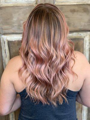 Baby pink temporary color