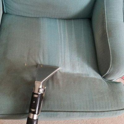 Professional upholstery cleaning