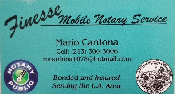 Finesse Mobile Notary Service