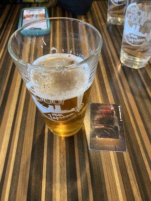 Get beer and wine by the ounce using card.