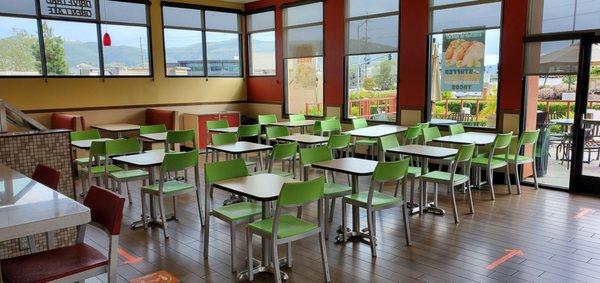 Empty Dining Area