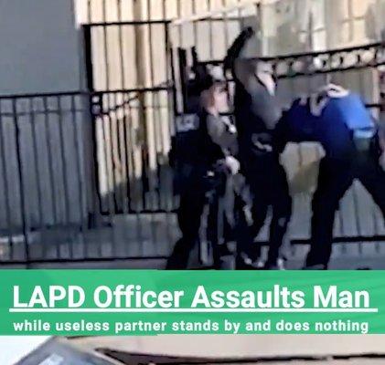 Happened in Boyle Heights on April 27th, 2020.  The disturbing video can be seen on youtube.